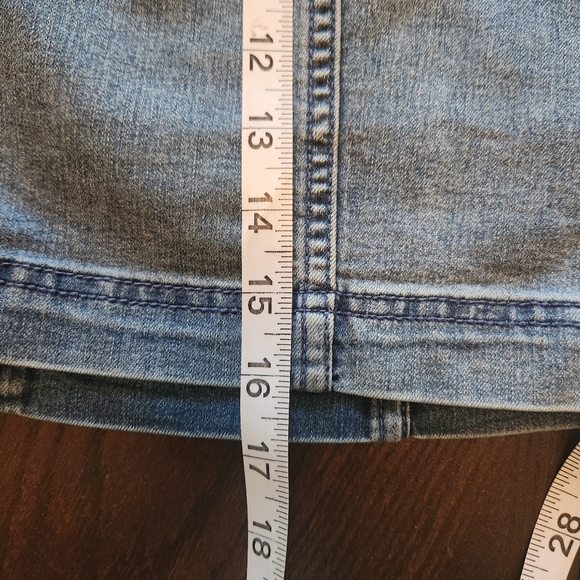 Free People Blue Denim Mini Skirt - Picture 9 of 9